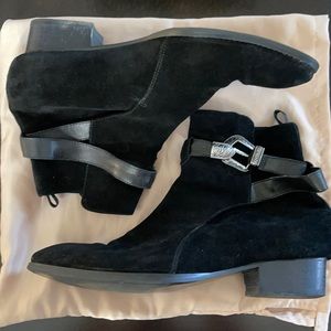 SLP-style Suede Western Boots 11.5 Men